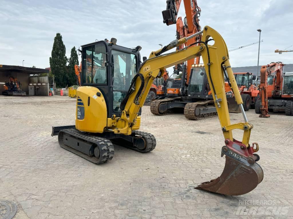 Komatsu PC26MR-3 Mini rýpadlá < 7t
