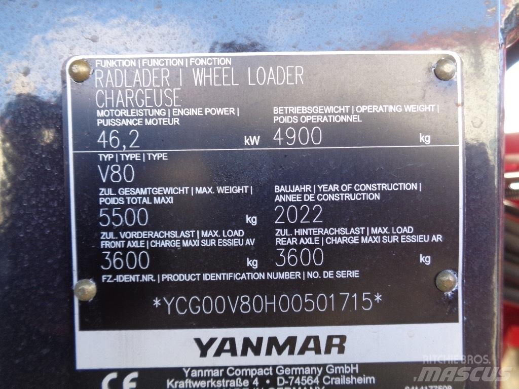 Yanmar V80 Kolesové nakladače