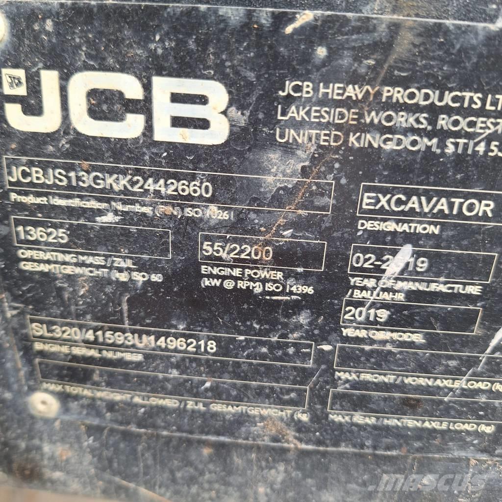 JCB JS 131 LC Pásové rýpadlá