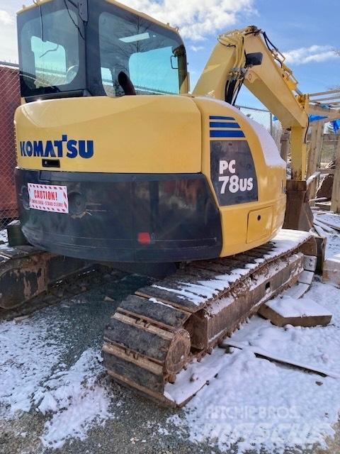 Komatsu PC 78 Pásové rýpadlá