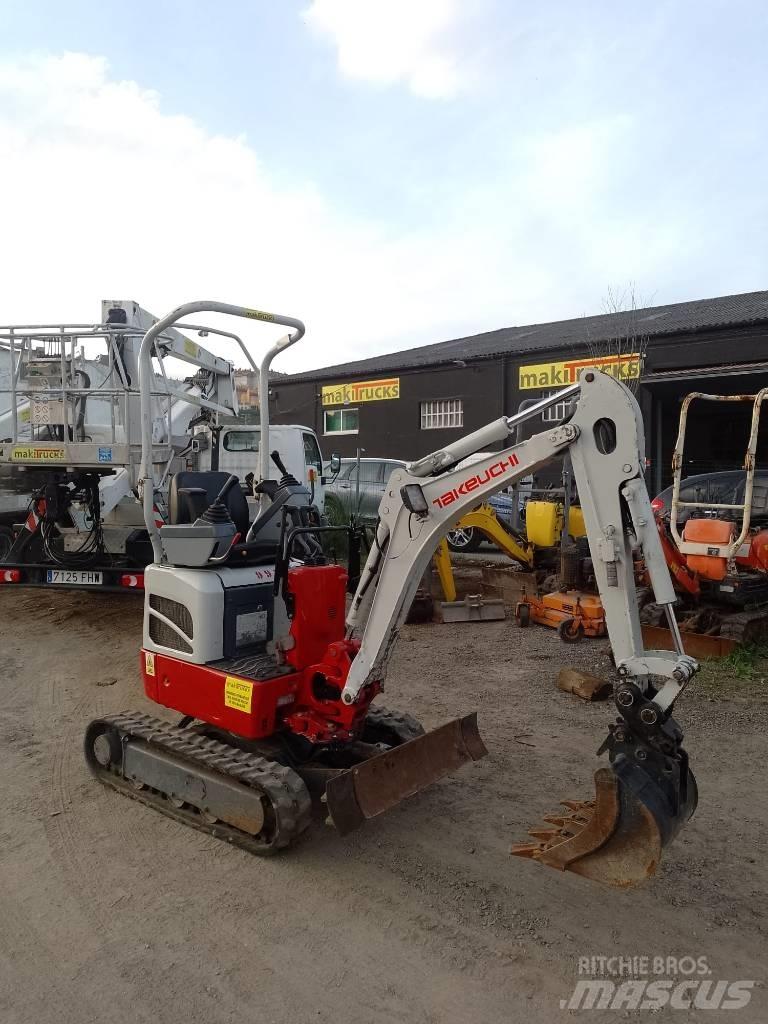 Takeuchi TB210R Mini rýpadlá < 7t