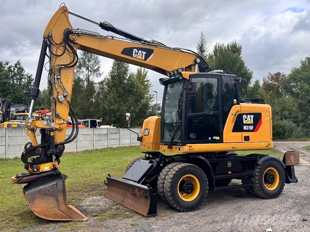 CAT M315F Kolesové rýpadlá