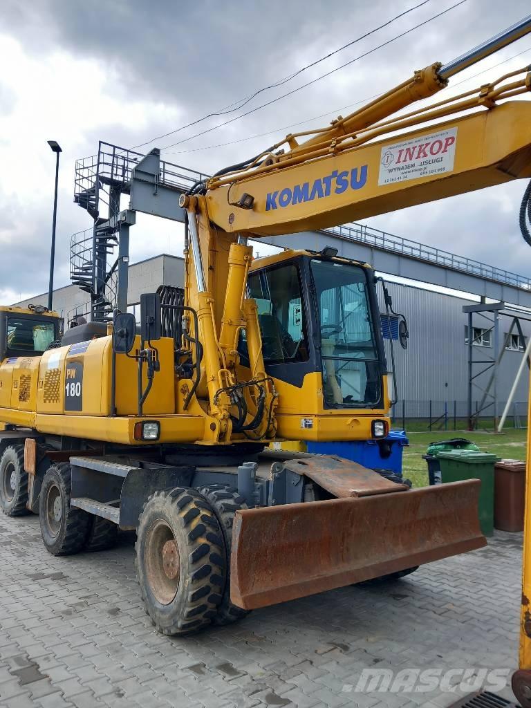 Komatsu PW 180-7EO Kolesové rýpadlá