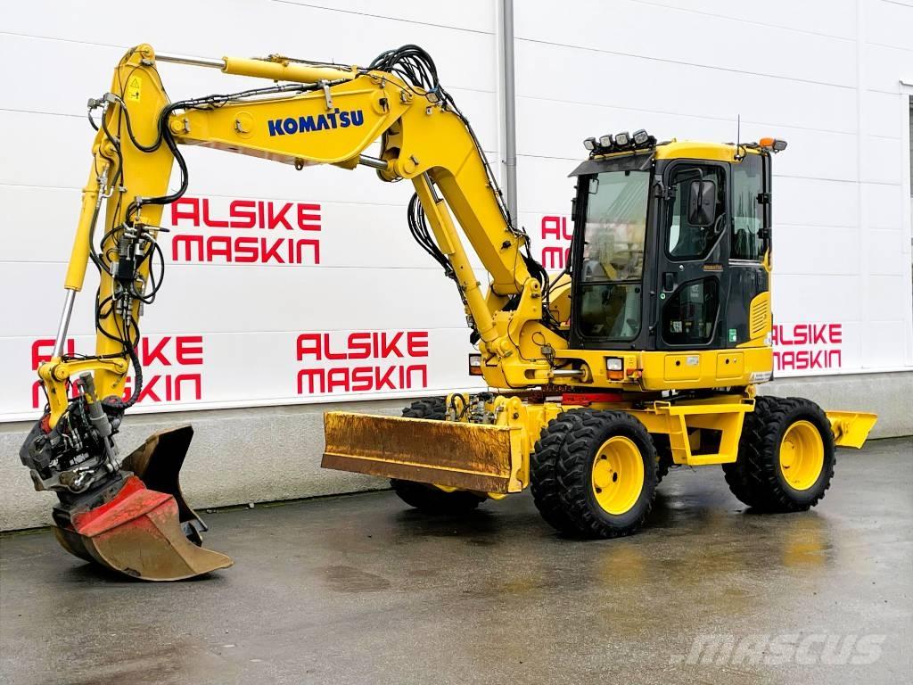 Komatsu PW 98 MR-8 Kolesové rýpadlá
