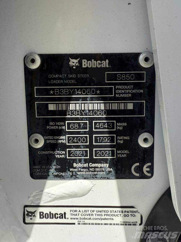 Bobcat S 850 Šmykom riadené nakladače