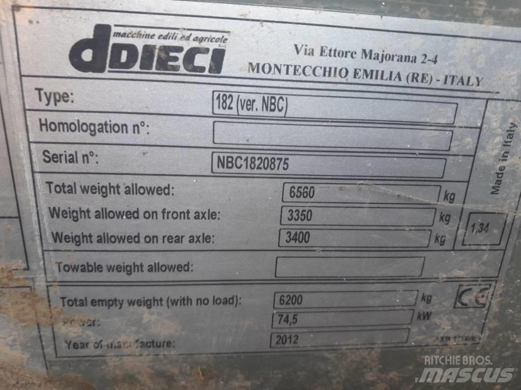 Dieci 26.6 Teleskopické nakladače pre poľnohospodárstvo