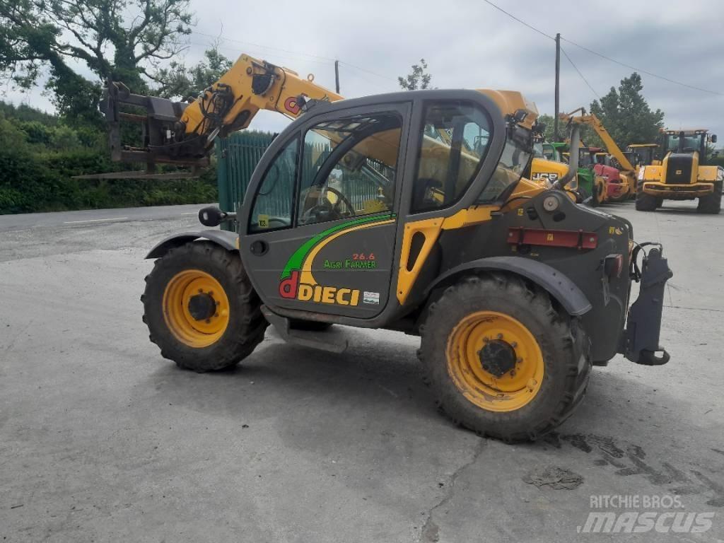 Dieci 26.6 Teleskopické nakladače pre poľnohospodárstvo