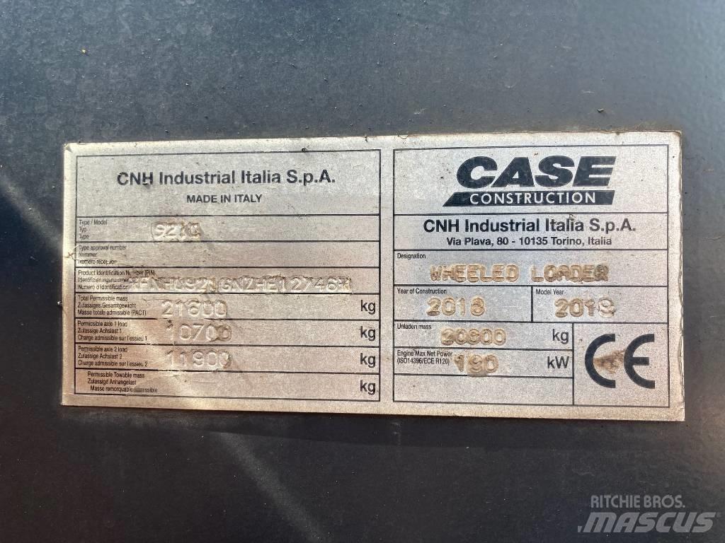 CASE 921G Kolesové nakladače