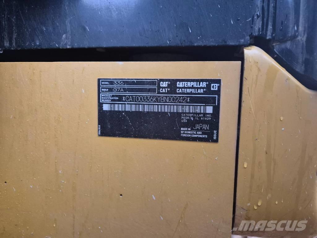 CAT 336 Pásové rýpadlá