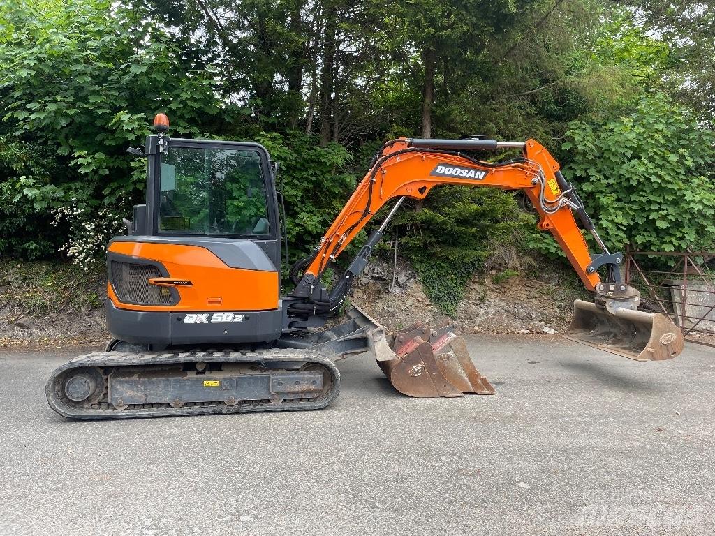 Doosan DX 50 Z Mini rýpadlá < 7t