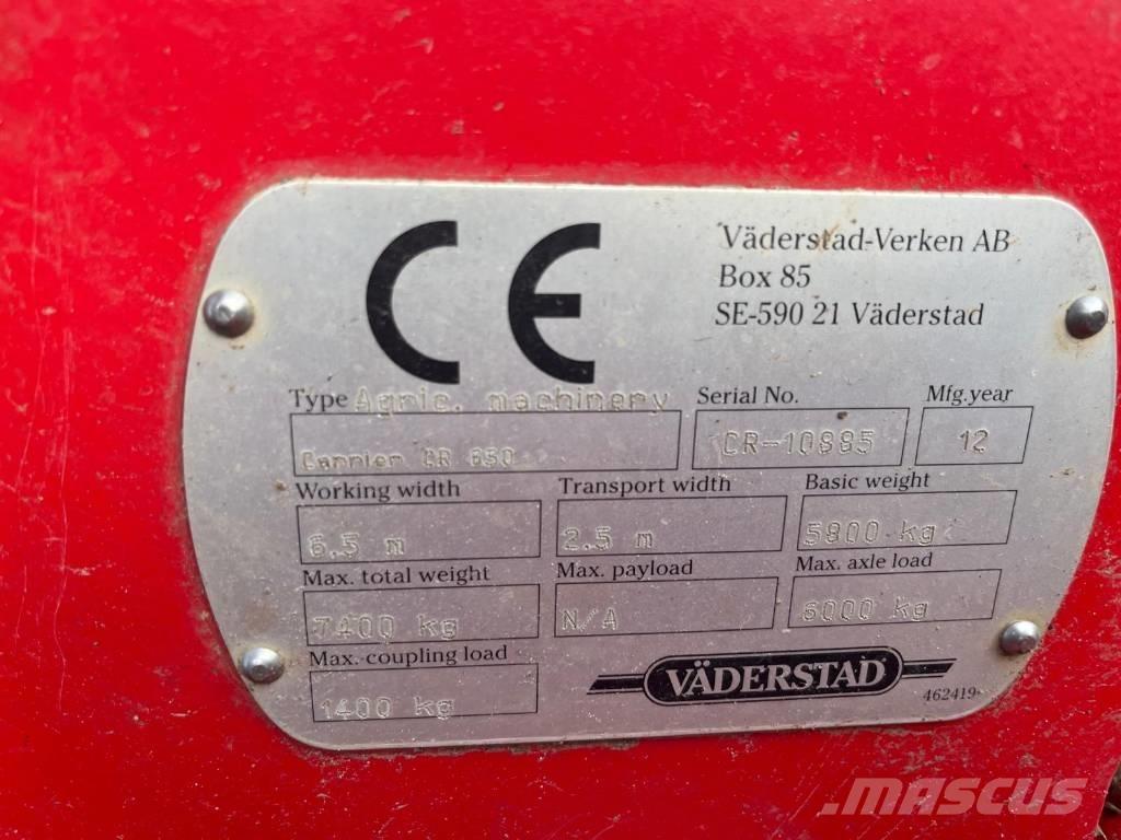 Väderstad Carrier650 Tanierové brány