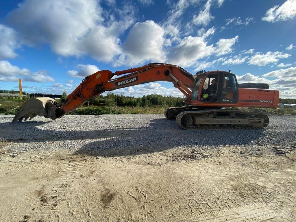 Doosan DX420LC Pásové rýpadlá
