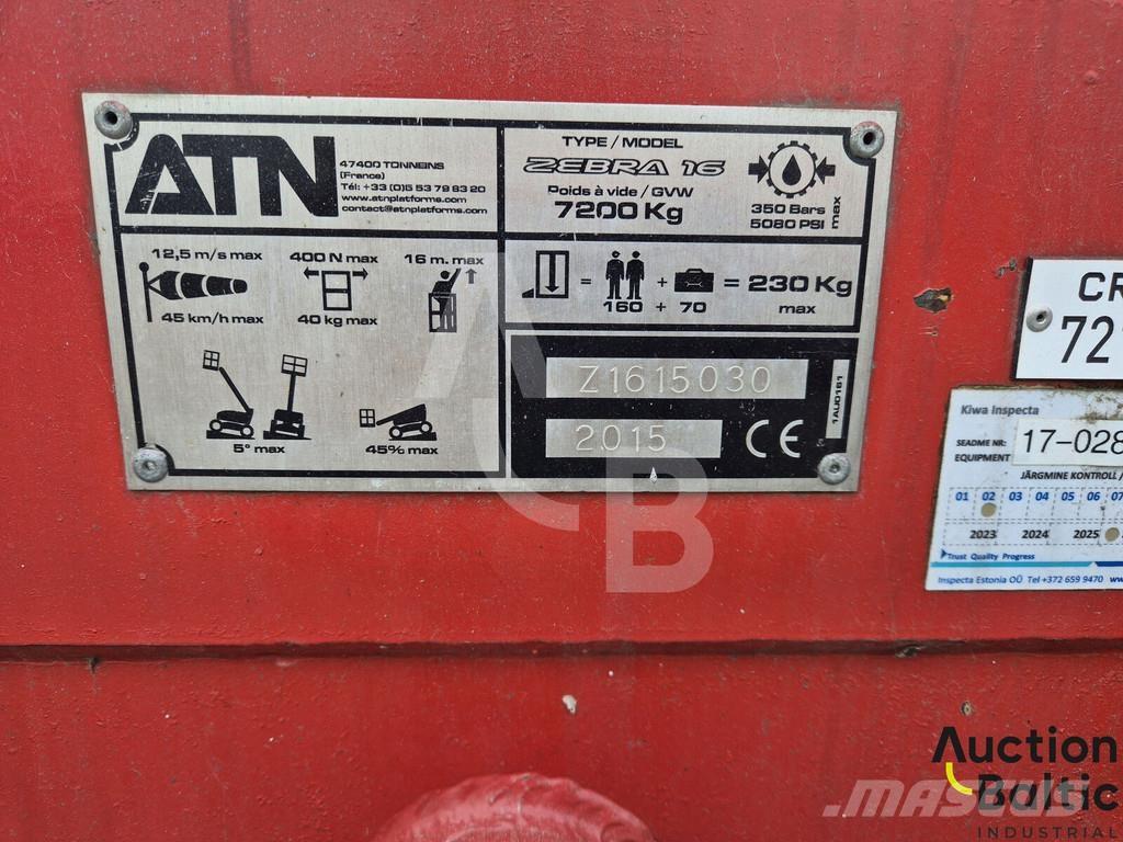 ATN Zebra 16 Kĺbové plošiny