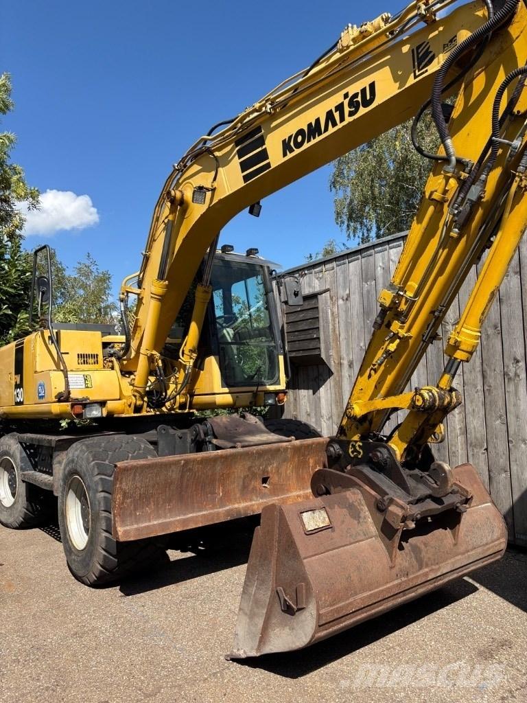 Komatsu PW 130-7K Kolesové rýpadlá