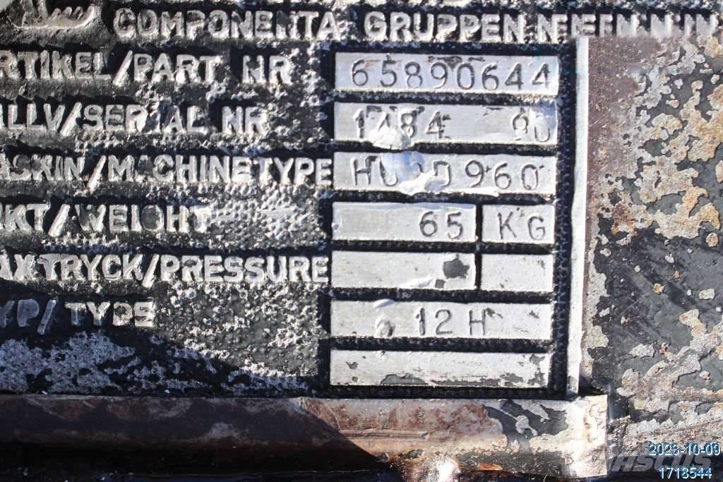 Huddig 960 Podvozky a zavesenie kolies
