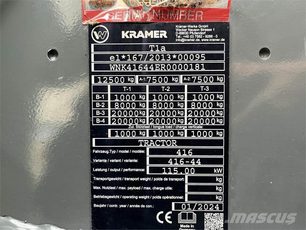 Kramer KT557 Teleskopické nakladače pre poľnohospodárstvo