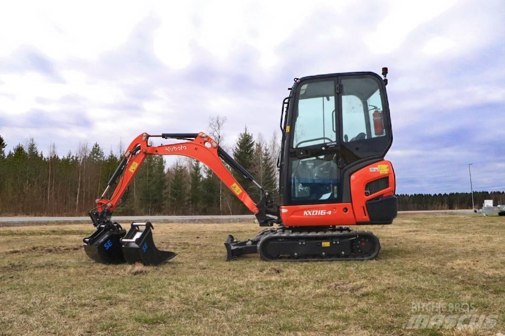 Kubota KX016-4 Mini rýpadlá < 7t