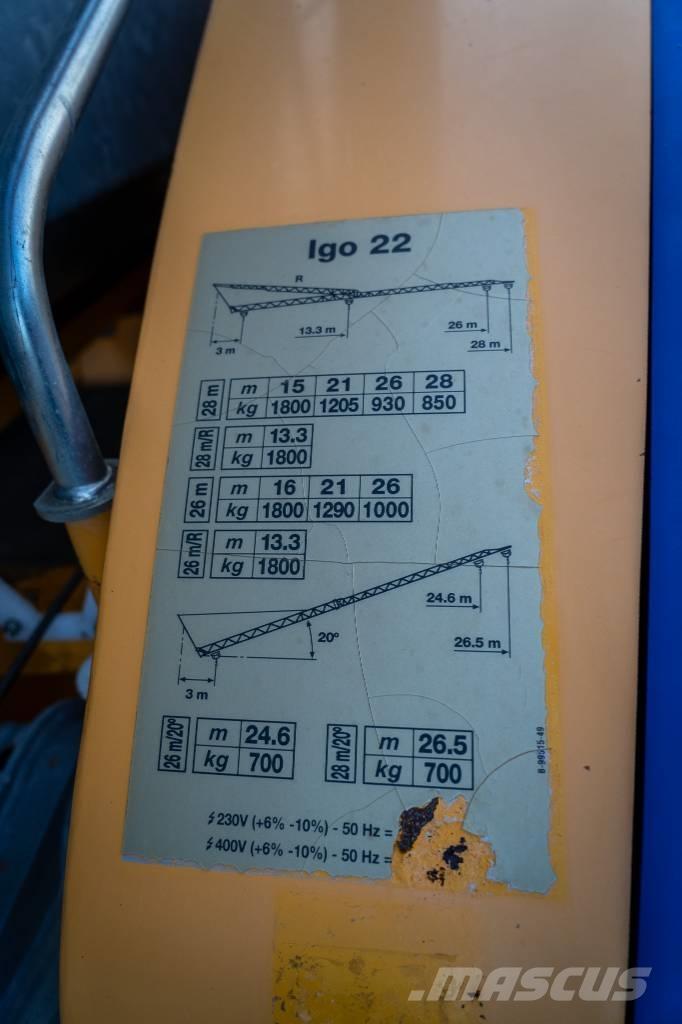 Potain Igo 22 Rychlostavitelné žeriavy