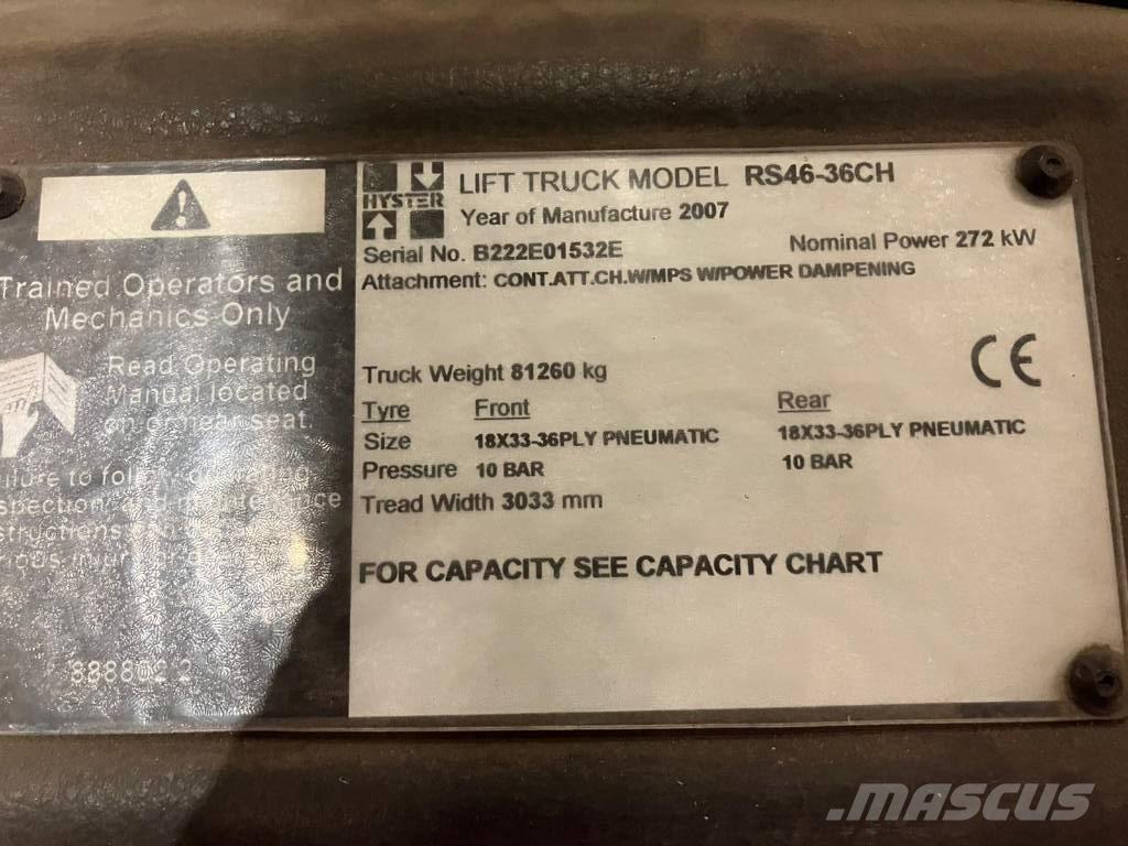 Hyster RS46-36CH Prekladače kontajnerov