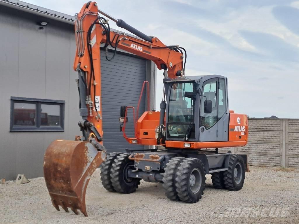 Atlas 140 W Kolesové rýpadlá