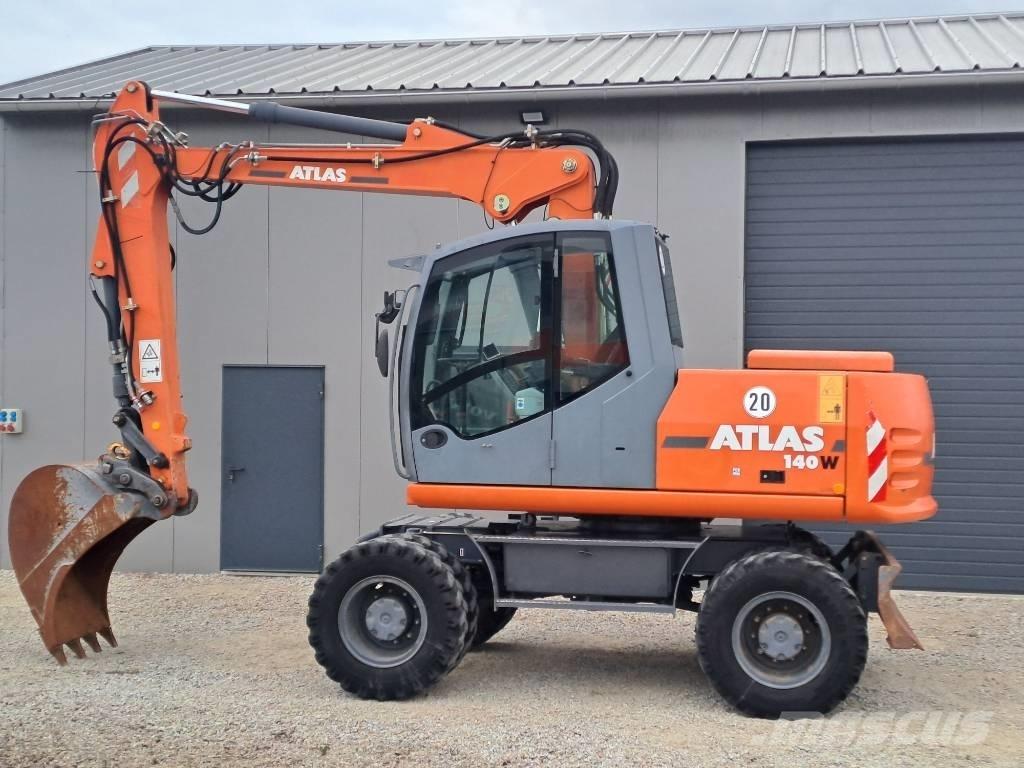 Atlas 140 W Kolesové rýpadlá