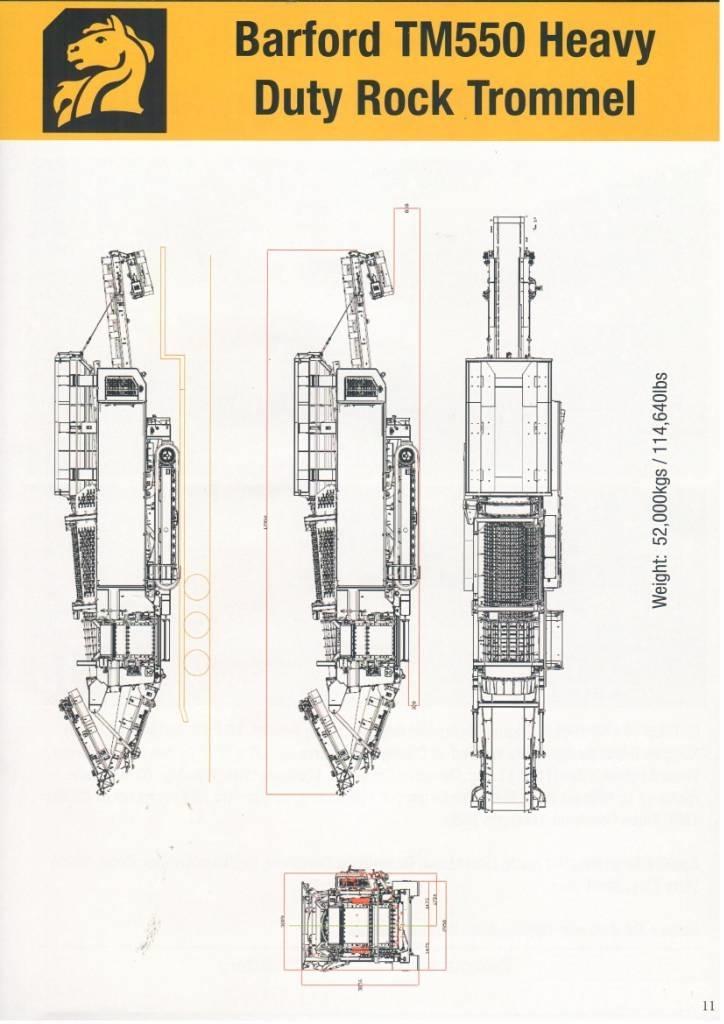 Barford TM550 Triedičky