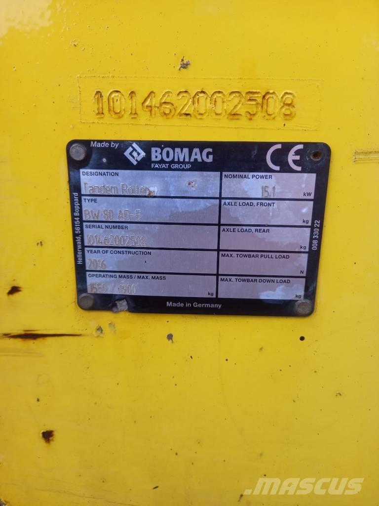 Bomag BW 80 AD-5 Tandemové valce