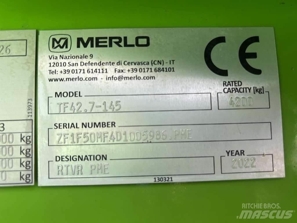 Merlo TF42.7-145 Teleskopické manipulátory