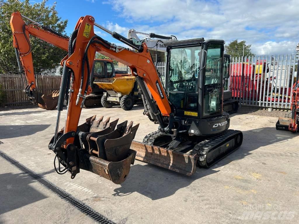 Doosan DX 27 Z Mini rýpadlá < 7t
