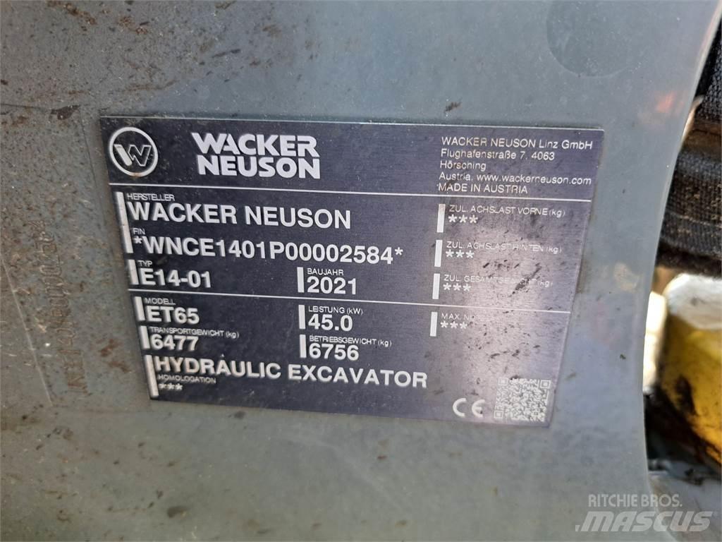 Wacker Neuson ET65 Pásové rýpadlá