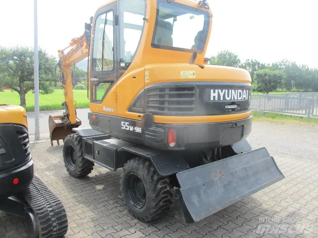 Hyundai Robex 55W-9 Kolesové rýpadlá