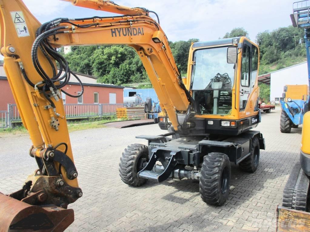 Hyundai Robex 55W-9 Kolesové rýpadlá