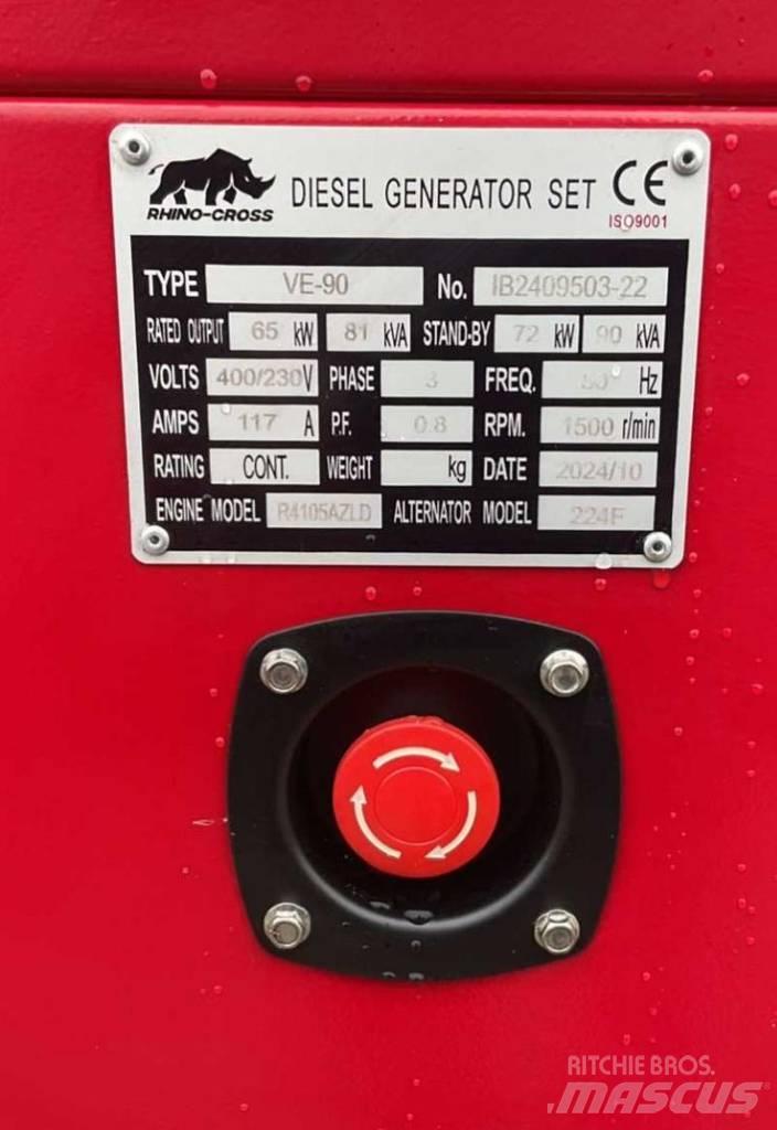 Rhino CROSS 90 KVA Naftové generátory