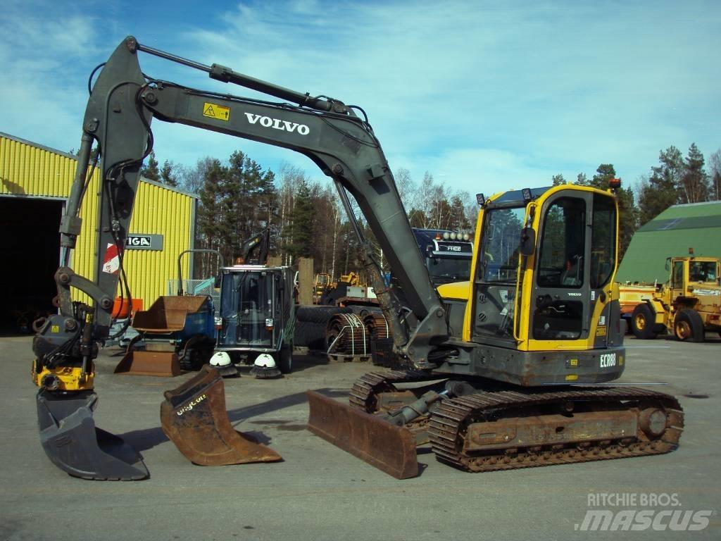 Volvo ECR 88 Midi rýpadlá 7 t - 12 t