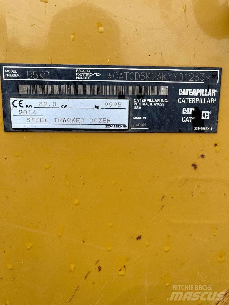 CAT D 5 K 2 LGP Pásové dozéry