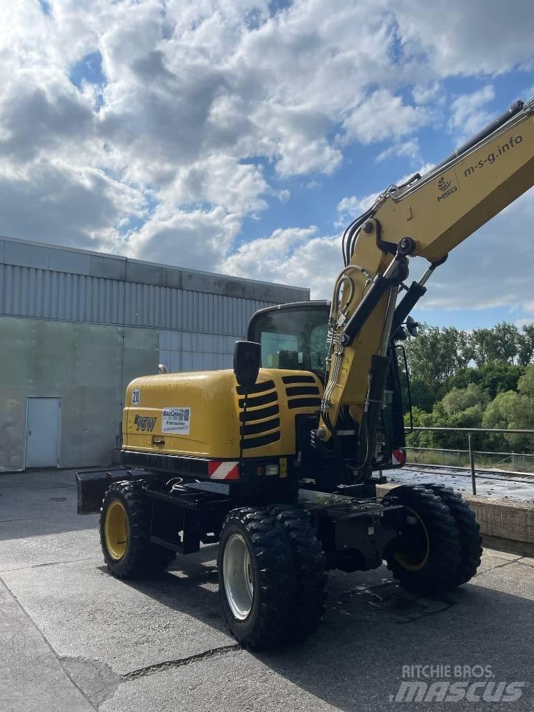Yanmar B 95 W Kolesové rýpadlá