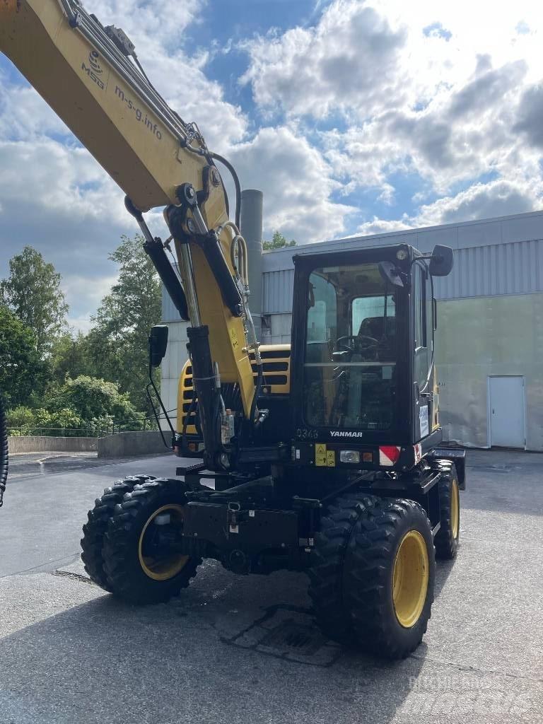 Yanmar B 95 W Kolesové rýpadlá