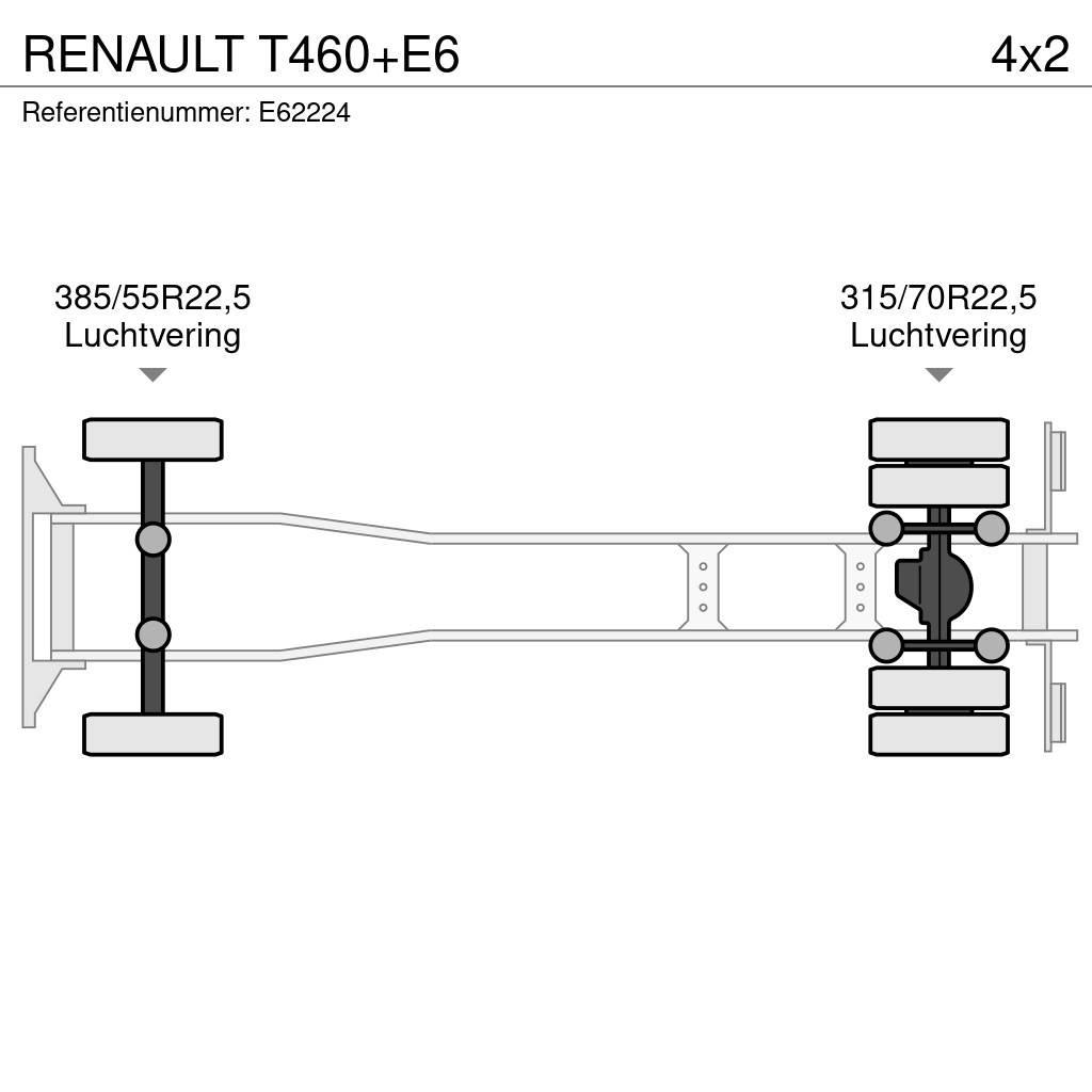 Renault T460+E6 Nákladné vozidlá s bočnou zhrnovacou plachtou