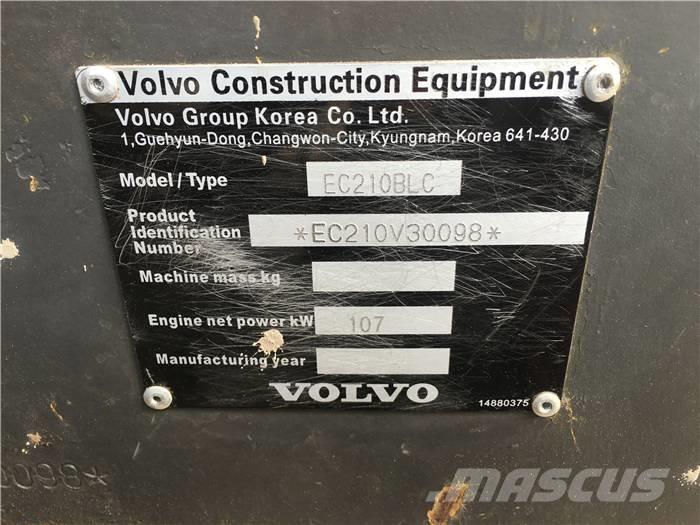 Volvo EC 210 B LC Pásové rýpadlá