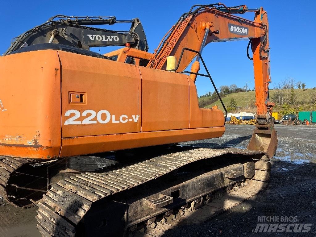 Doosan DX 220 Pásové rýpadlá