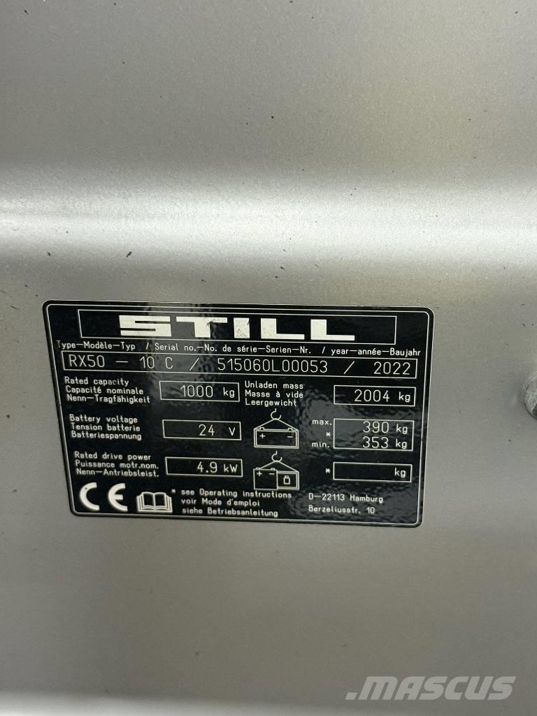 Still RX 50-10 Akumulátorové vozíky