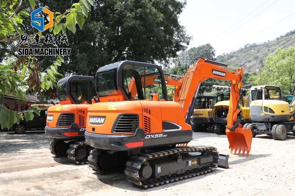 Doosan DX 55-9 C Mini rýpadlá < 7t