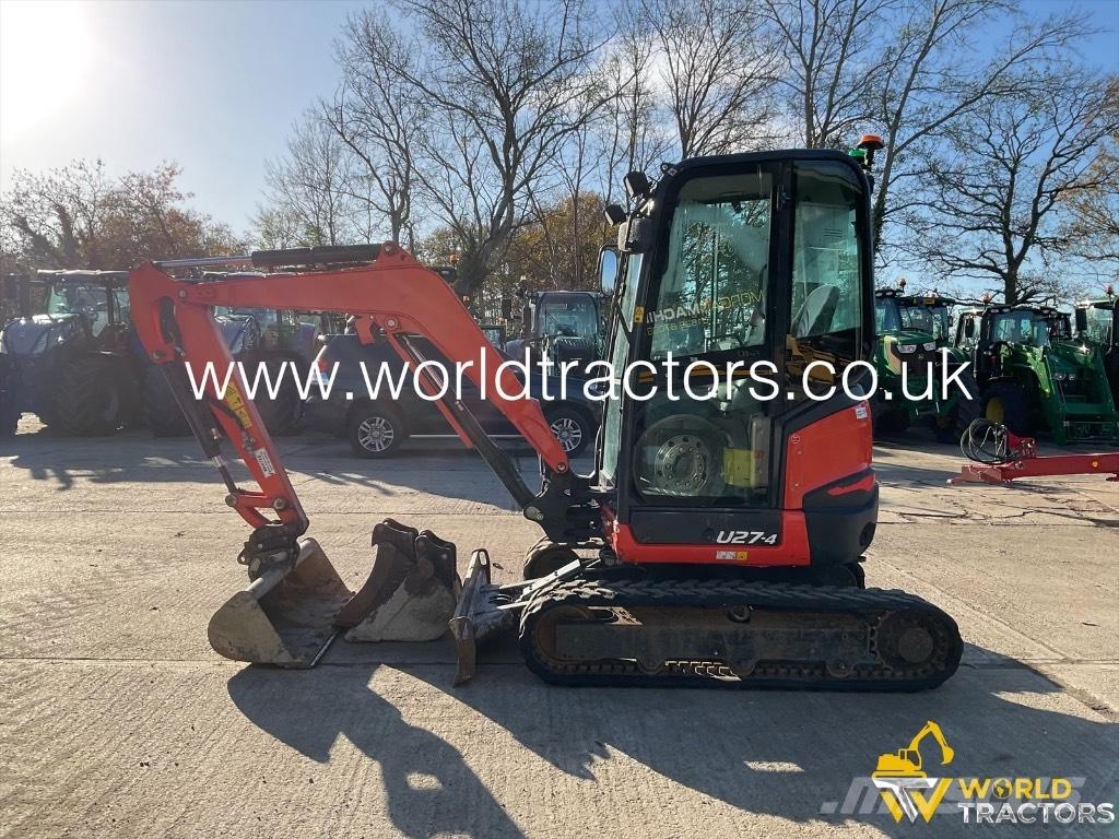 Kubota U 27-4 Mini rýpadlá < 7t
