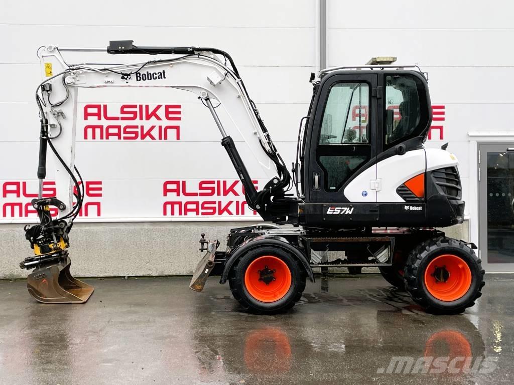 Bobcat E 57 W Kolesové rýpadlá