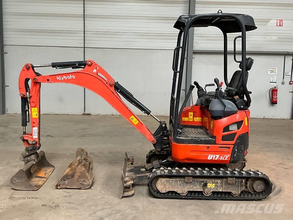 Kubota U 17-3 A Mini rýpadlá < 7t