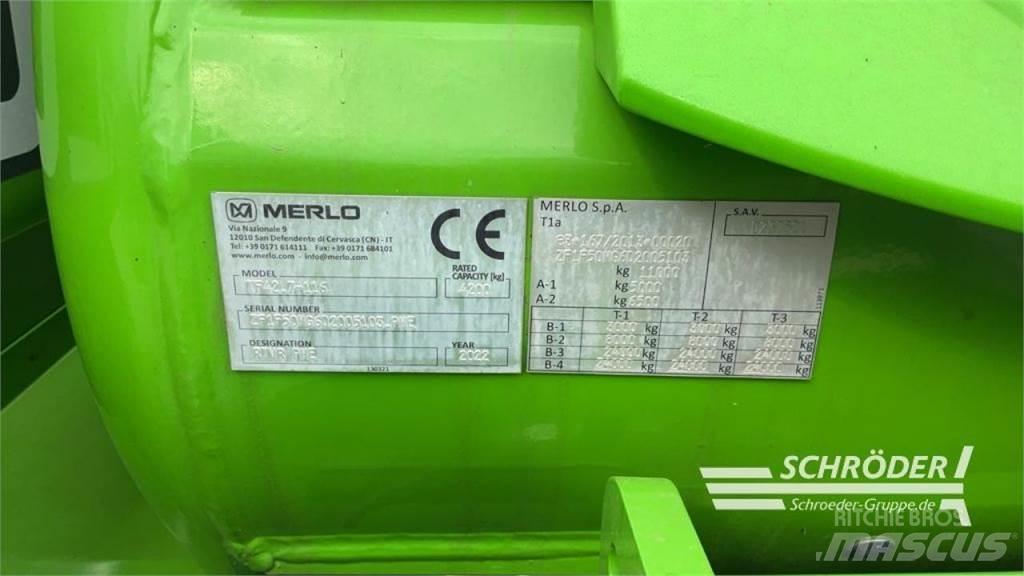 Merlo TF 42.7 - 116 Teleskopické nakladače pre poľnohospodárstvo