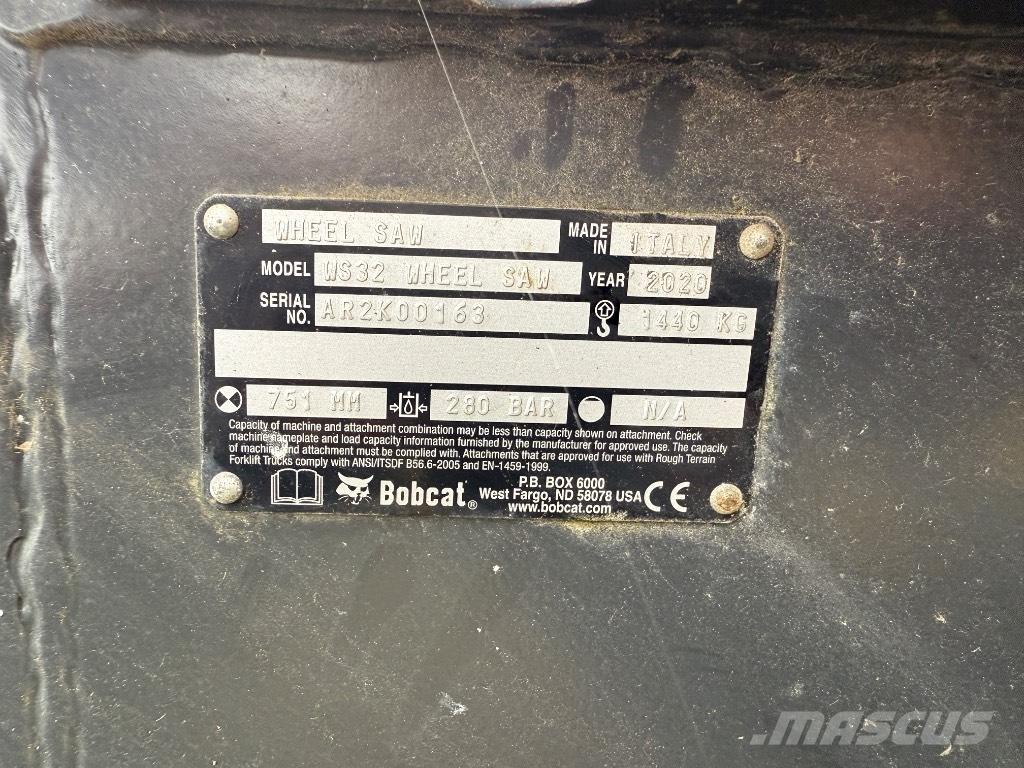 Bobcat WS 32 Ďalšie komponenty