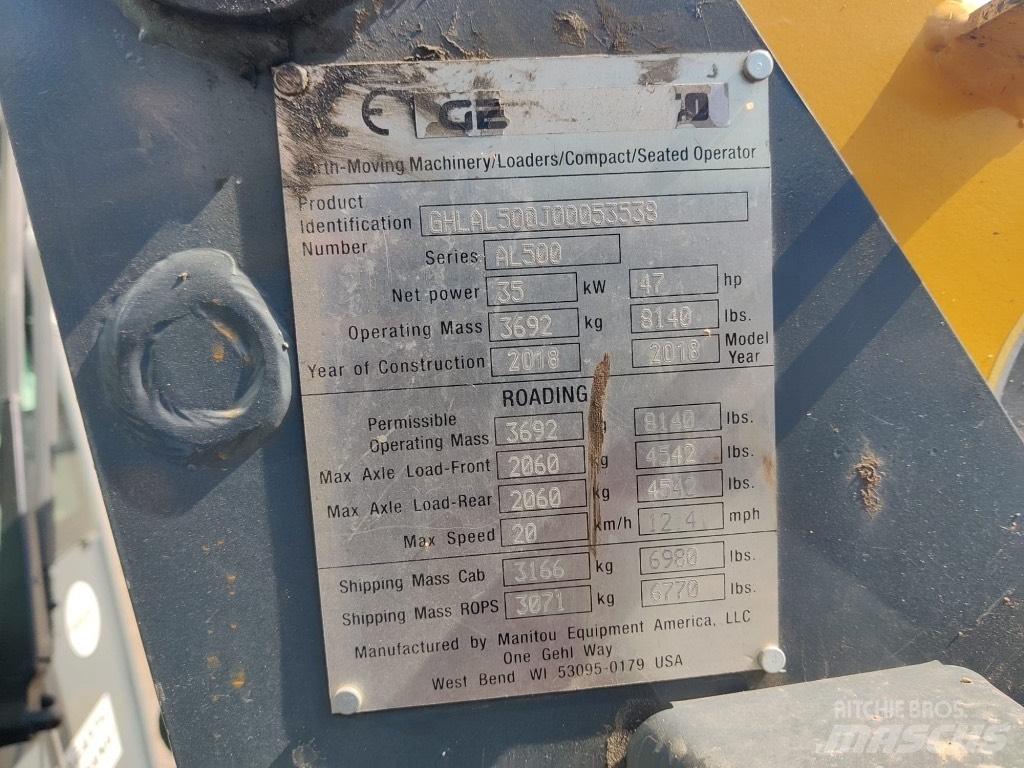 Gehl AL 540 Kolesové nakladače