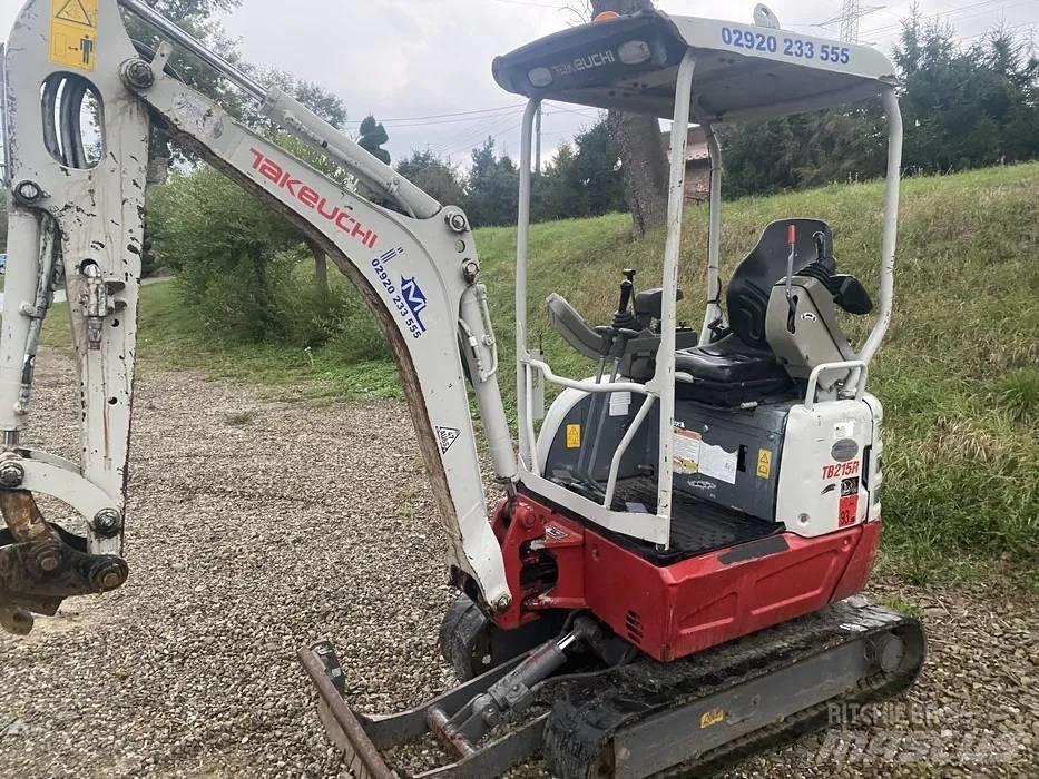 Takeuchi TB 215 R Mini rýpadlá < 7t