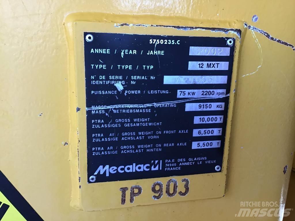 Mecalac 12 MXT Kolesové rýpadlá
